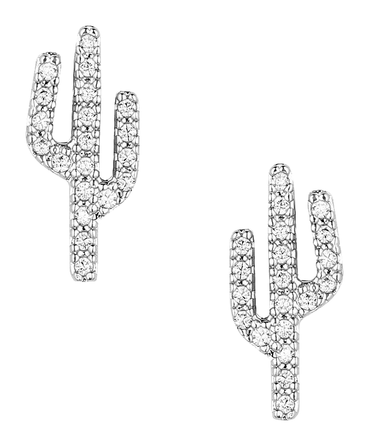 Montana Silversmiths Sparkling Saguaro Earrings | Bass Pro Shops